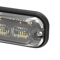Feu de position latéral LED ultra-plat 12V 24V à montage en surface, clignotant, balise d'avertissement de danger, lampe stroboscopique pour camion, remorque, bateau