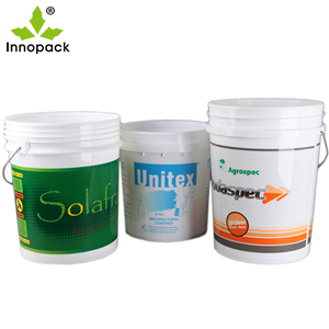 Seau de qualité alimentaire en plastique PP 10L Joint rond de seau de peinture bonne impression personnalisée - Product Image 4