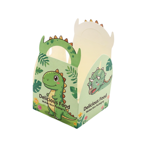 Boîte à repas jetable personnalisée en papier pour enfants, thèmes Happy Farm, Marvel, Kpop, <span class=keywords><strong>Pizza</strong></span>, Restaurant, Emballage Premium 4 compartiments - Product Image 2