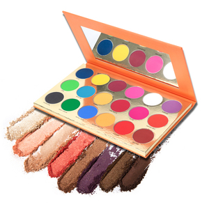 Paleta de sombra de ojos personalizable, <span class=keywords><strong>18</strong></span> colores, larga duración, vegana, maquillaje mate brillante, alto pigmento, novedad - Product Image 1