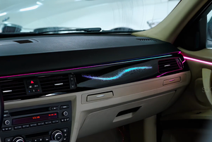 Intérieur de voiture SJC pour BMW Série <span class=keywords><strong>3</strong></span> (E90) modèles 2005-2012, éclairage ambiant automatique à LED rotatif 64 couleurs, style symphonie galaxie - Product Image 3