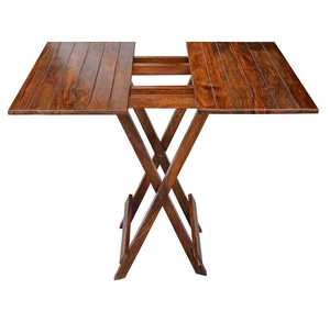 Modern Square Wooden <b>Wine</b> Table Stylish Coffee Table for Home Cafe and Restaurant Decor Available at Best Price - Product Image 4