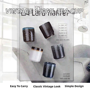 Tazas de Té de Porcelana Minimalistas de 150 ml y 3 Pulgadas al por Mayor - Regalos Empresariales, Portátiles, para Uso Doméstico - Product Image 2