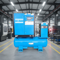Compresseur d'air industriel 4-en-1 intégré 16 bars avec sécheur et réservoir, spécial découpe laser, 7,5KW 15KW 22KW 37KW
