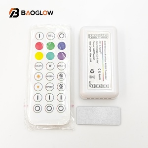ไฟ LED แถบไร้สาย 24 คีย์ รุ่นใหม่ พร้อมคอนโทรลเลอร์ RGBW COB 12V และ 24V หลากหลายสี - Product Image 1