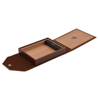 Caja de Madera para Cigarros con Forma de Sobre, Diseño Creativo y Personalizado, Directo de Fábrica, Caja de Almacenamiento de Cigarros Premium