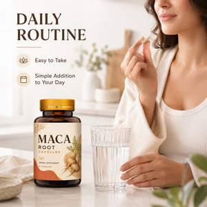 Cápsulas de Raíz de Maca Orgánica para Energía y Apoyo Inmunológico en Hombres Adultos, Suplemento Herbal, No Apto para Niños, Mujeres Embarazadas, Antioxidante - Product Image 4