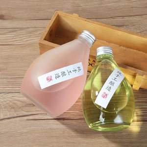 Groothandel Heldere Glazen Sapflessen Met Schroefdop Lege Drank Packaging-100pcs Minimale Bestelling - Product Image 3