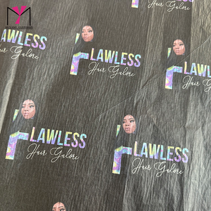 กระดาษห่อของขวัญพิมพ์ลาย MUYANG CUSTOMIZE สีดำ พร้อมโลโก้ กันน้ำสองด้าน บรรจุภัณฑ์สำหรับเครื่องประดับแฟชั่น - Product Image 5