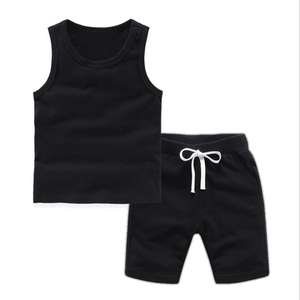 Conjuntos de Chalecos de Verano para Niños, 100% Algodón, Patrón Personalizable, Coloridos, Casuales, Suaves y Cómodos - Product Image 4