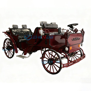 Nouveau modèle de calèche de loisirs élégante, calèche royale électrique, véhicule de tourisme vintage, calèche à chevaux en vente - Product Image 1