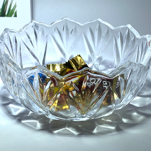 Vente en gros de pots à bougies en verre vintage avec couvercle, pots à bonbons en forme d'ananas, <span class=keywords><strong>cristal</strong></span> de mariage - Product Image 3