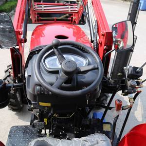 Petit <span class=keywords><strong>tracteur</strong></span> agricole compact pour pelouse de jardin, 40hp 50hp 4x4 avec chargeur frontal 4 en 1 et accessoire pour pelle, <span class=keywords><strong>tondeuse</strong></span> rotative - Product Image 6