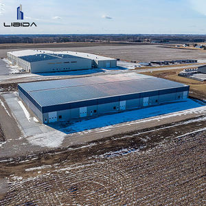 防火钢结构车间建筑夹芯板墙可定制预制工厂 - Product Image 4