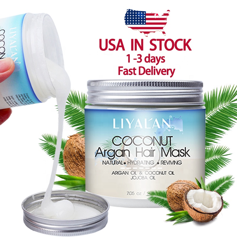 Собственная Марка, крем для укладки волос с питанием, Женская кондиционер, органическое кокосовое аргановое масло, маска для волос