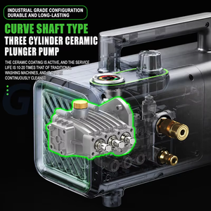 Bomba de limpieza de aire acondicionado de presión ajustable, cepillo, pistola de agua para coche, electrodoméstico, máquina de lavado de coches - Product Image 3