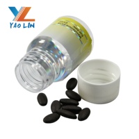 Flacon médical blanc miniature UMETASS, flacon en plastique vide pour pilules et capsules de vitamines avec bouchon