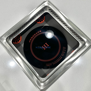 Kleadone tùy chỉnh hiện đại điện không khói Shabu Shabu lẩu bảng cho khách sạn nhà hàng 4-6 người vòng bàn ăn - Product Image 4