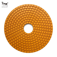 Disques de polissage diamantés LITTLE ANT 200 mm pour pierre, granit, marbre, carrelage céramique, 8 pouces, à usage humide, économiques