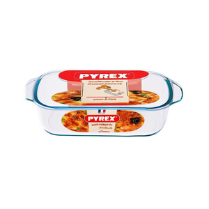 Pirofila en verre borosilicate (23x15x7cm) pour friteuse à air, transparente, 215B100 7648 - Product Image 3