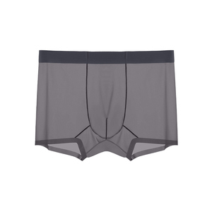 2025 Summer Sports Seamless Breathable Ice Silk <strong>Boxer</strong> Sexy <strong>Flying</strong> Waist Thin Nylon/Spandex Men's Underwear - Product Image 6