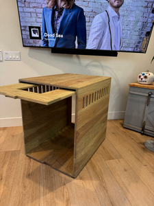 JUNJI in legno per animali domestici gabbia per casa elegante mobili regalo per il soggiorno di legno scatole artigianali cartine da parete - Product Image 4