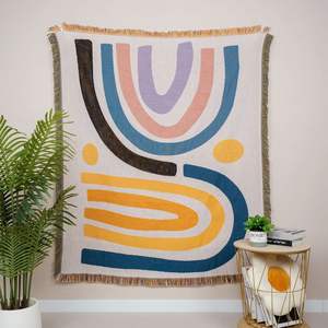 Couverture de canapé et de lit en coton et polyester doux, style dessin animé, avec logo personnalisé, motif aztèque, à prix abordable, idéale pour les canapés et l'hôtellerie – Vente chaude - Product Image 5