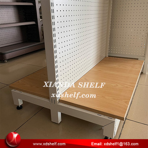 Estantería XD de 1 a 8 Niveles, Exhibidor de Madera de Doble Cara para Productos Diarios, Estantería de Góndola para Supermercados y Tiendas Minoristas - Product Image 3