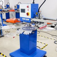 Máquina Automática de Serigrafía Rotativa para Guantes Antideslizantes con Puntos de Silicona