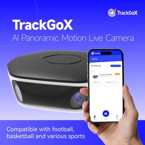 AI Enhanced Basketball Live <b>Camera</b>, TrackGoX Mobile Streaming & Professional Recording Tool - Product Image 1