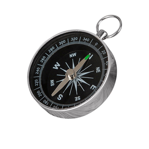 Mini Pocket Aluminium Magnetic <strong>Navigation</strong> <strong>Compass</strong> Outdoor Hike Featuring Pointer Dial Display Shockproof Noctilucent Display - Product Image 1
