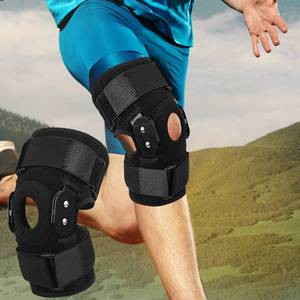 <b>Knee</b> Brace Aluminum Alloy Frame Compression Support Joint Hinge Sports Running <b>Exercise</b> Unisex Protection - Product Image 1