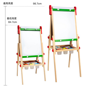 <span class=keywords><strong>Tableau</strong></span> d'écriture Montessori en bois, support de dessin en bois, chevalet d'art pliable, <span class=keywords><strong>tableau</strong></span> noir à la <span class=keywords><strong>craie</strong></span> pour enfants - Product Image 4