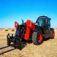 Chariot télescopique EPA Tier 4 Euro 5 TR1050 5 tonnes 10m 4x4 tout-terrain avec moteur Yuchai à couple élevé
