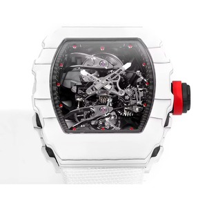 Reloj de Lujo Automático Digital a Prueba de Agua con Caja de Cristal de Zafiro, Correa de Lona de 24 mm de Fibra de Carbono, Reserva de Energía, Ideal para Regalo - Product Image 3