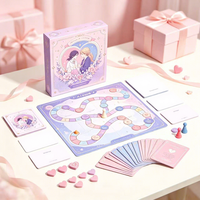 Jeu de société romantique personnalisé, jeu de table pour couple sur le thème de l'anime, jeu de société interactif pour les amoureux, idéal pour les rendez-vous et les cadeaux d'anniversaire