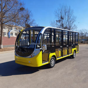 Mini autobús turístico eléctrico duradero de 20 asientos, vehículo turístico popular eléctrico con batería sin mantenimiento con asientos impermeables - Product Image 3