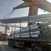 Tuyau en acier au carbone galvanisé GI, schedule 40, galvanisation à chaud, pour plomberie et irrigation, certifié UL FM, 30-45 jours