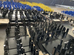 Carro de panel todo terreno de alta resistencia con ruedas, carro móvil de láminas de yeso para electrodomésticos, carro de plataforma de madera - Product Image 6