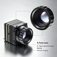 Caméra thermique FPV ZYKD à haute fréquence d'images, zoom optique, résolution 640*512, vision nocturne infrarouge, modèle avec support externe