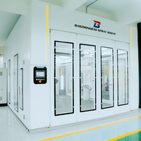 Cabine de peinture automobile robotisée automatique CNC