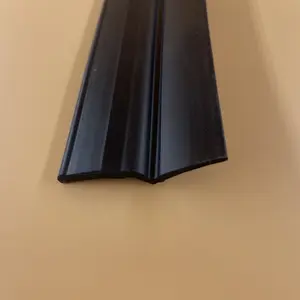 Perfiles de extrusión de plástico transparente, material UPVC duradero