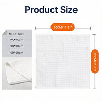 Chiffon de nettoyage en microfibre à structure gaufrée, absorbant, sans peluches, réutilisable, multicolores, Foamstar, pour la vaisselle, la cuisine et le thé