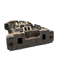 Plateforme de machine CNC de grande taille, rail de lit, base en fonte grise de haute précision, lit de machine-outil, lit de tour, lit incliné, certifié ISO9001