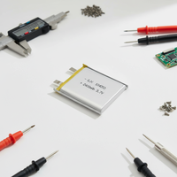 Batterie polymère lithium-ion Lipo 2400mAh 3.7V rechargeable, cellule en pochette avec cathode LiNiMnCoO2, température de fonctionnement -15~60°C