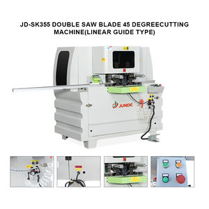 Machine de découpe automatique pneumatique CNC à double tête JUNDE JD-SA355 pour profilés en aluminium à 45 degrés avec protection d'angle - Product Image 3