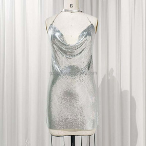 knee length dresses for ladies Chain-Mail Disc Paillette Dress – The Fernweh Boutique