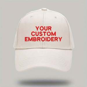 Casquette de baseball assortie pour couple, personnalisable avec broderie, en coton réglable, pour lui et elle, MOQ 1 pièce, cadeau tendance - Product Image 5