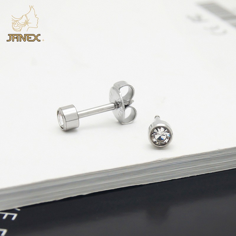 4mm  White Diamond Silver