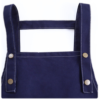Tablier en toile épais avec Logo personnalisé, uniformes de Restaurant et café de poche pour serveur et serveuse, DLL106